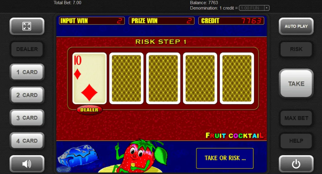 fruit cocktail jugar por dinero